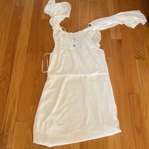 NWT HALSTON Heritage Evening Collection Women’s Chalk Dress Size 14 - Picture 1 of 5